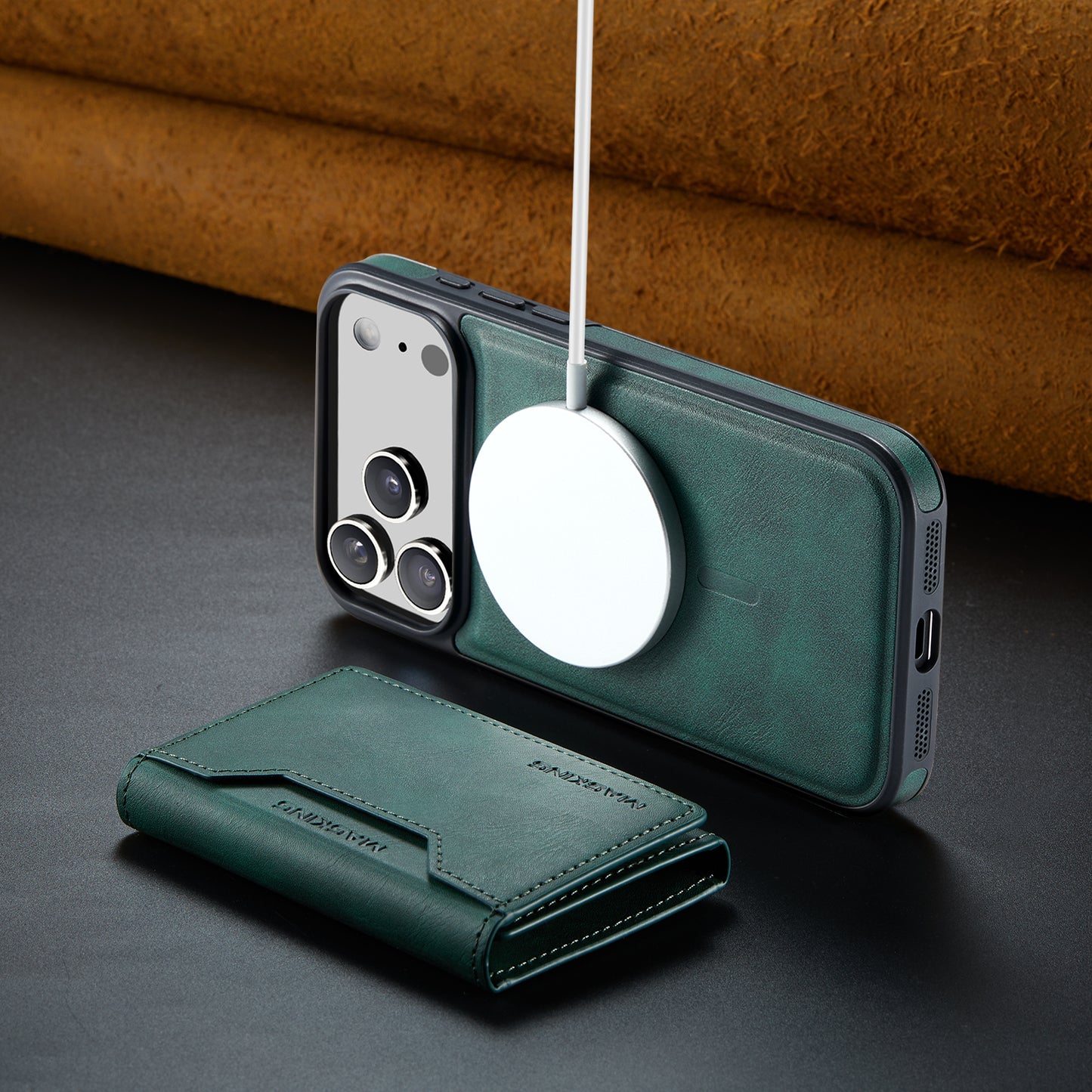MagSafe Magnetic Phone Case & Card Holder Set for iPhone 17 Pro Max