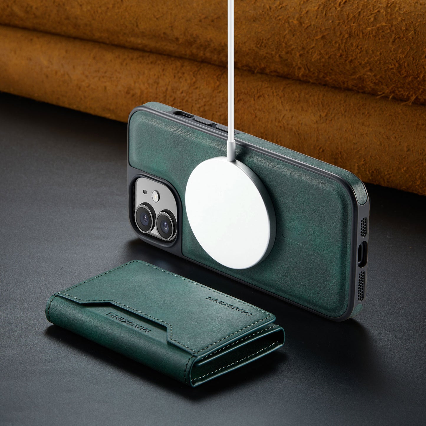 MagSafe Magnetic Phone Case & Card Holder Set for iPhone 12