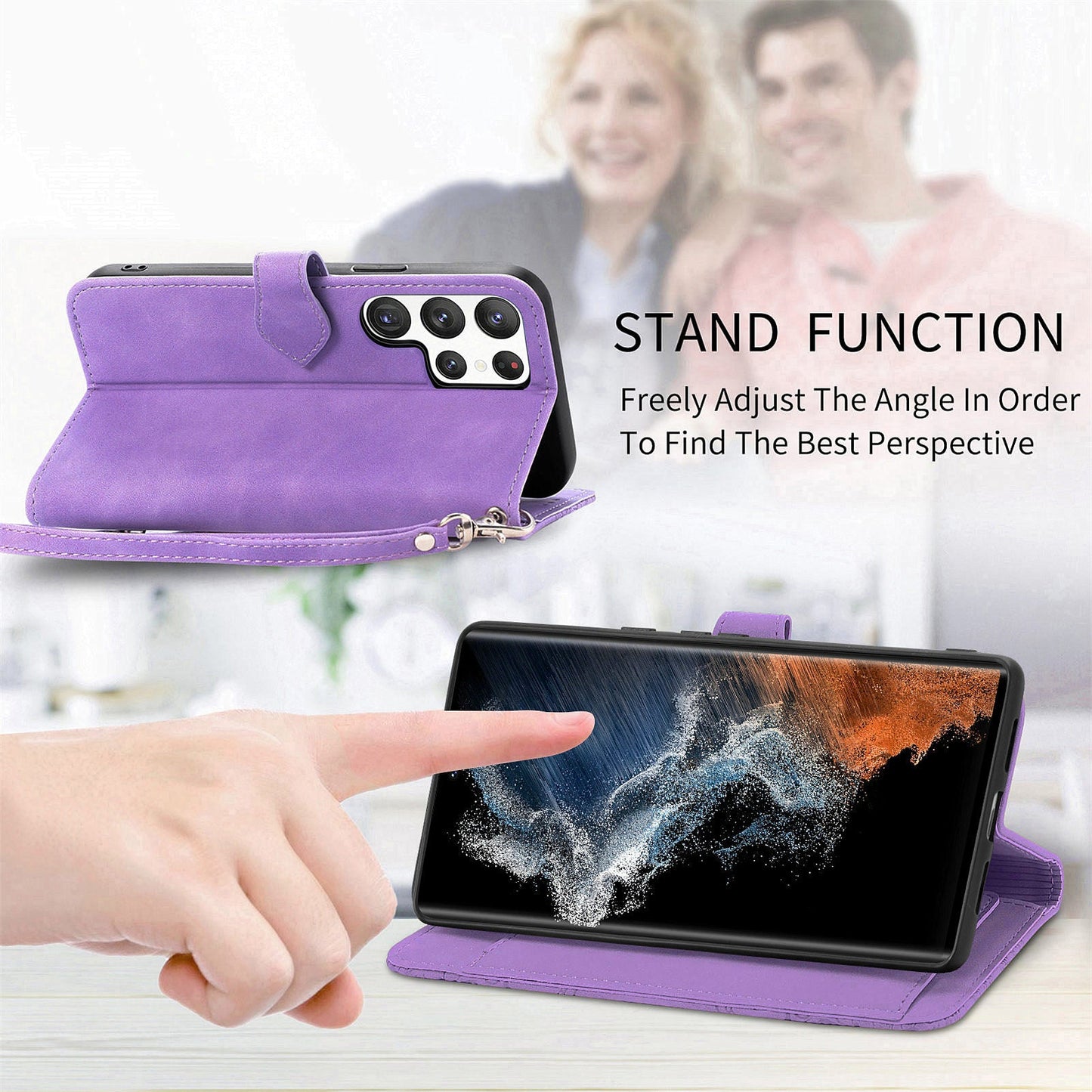 Versatile Elegance Flip Wallet Case for Samsung Galaxy