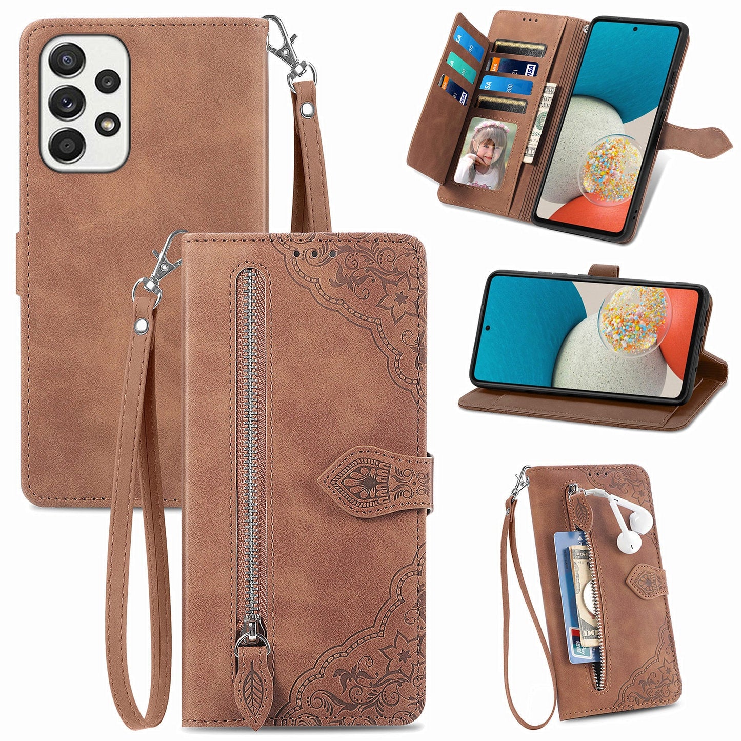 Versatile Elegance Flip Wallet Case for Samsung Galaxy