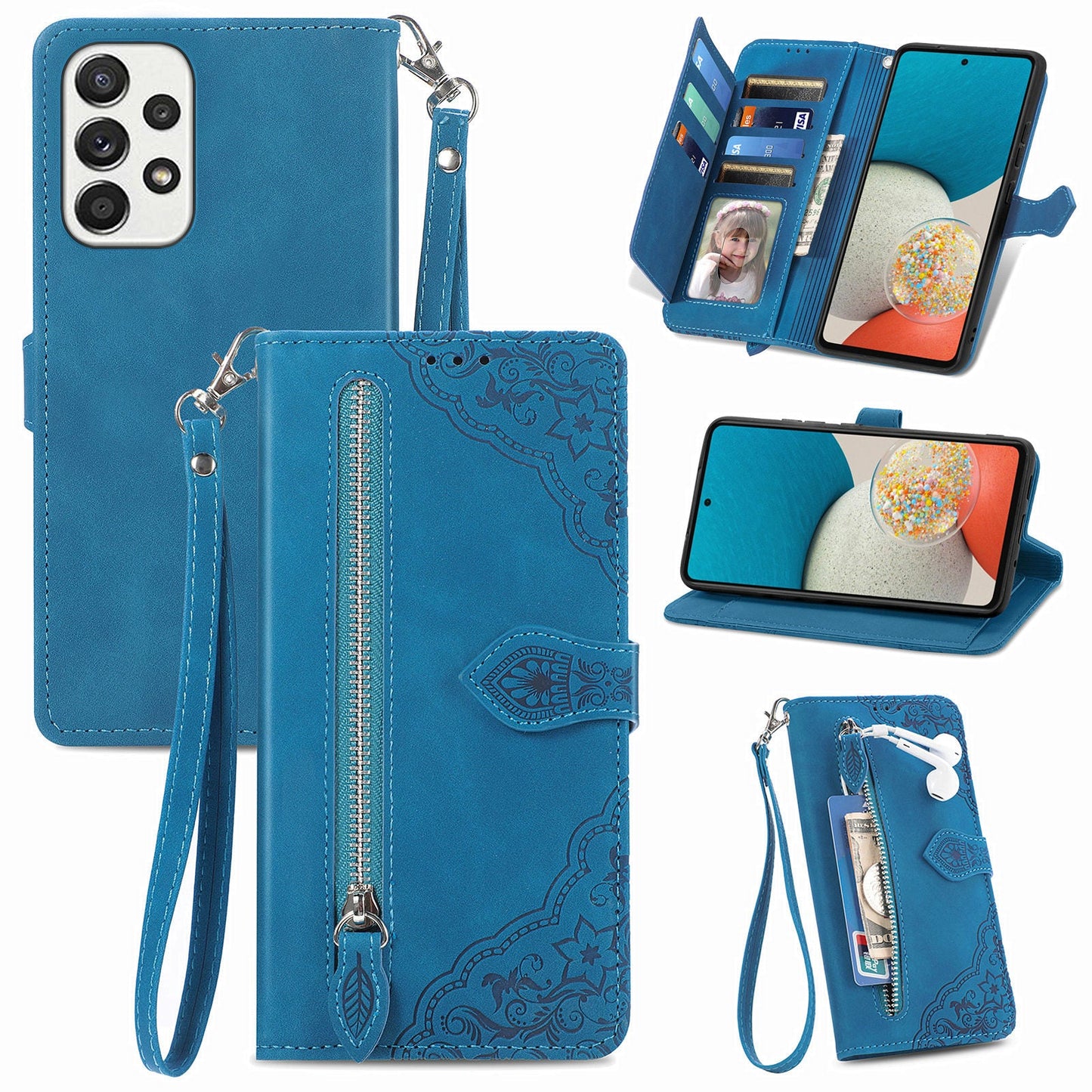 Versatile Elegance Flip Wallet Case for Samsung Galaxy