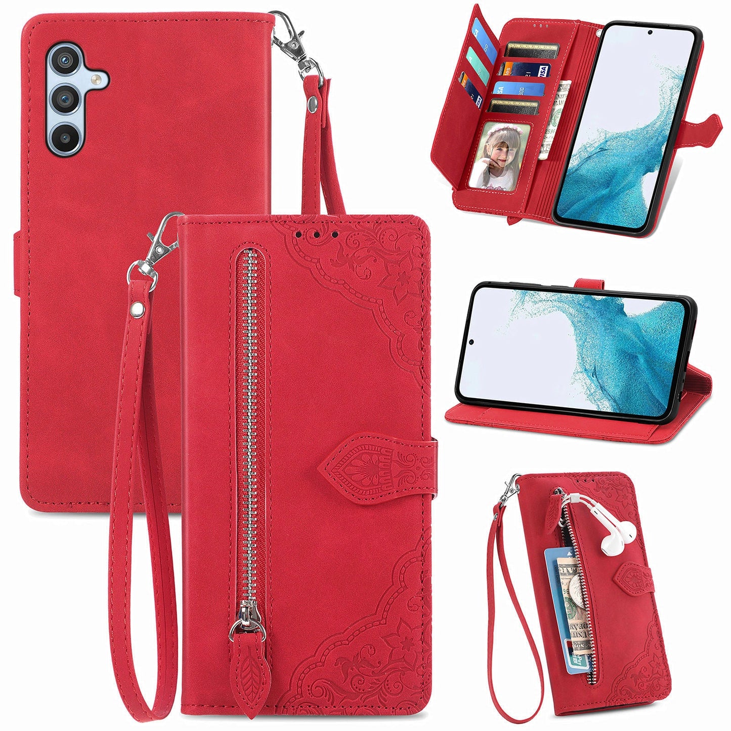Versatile Elegance Flip Wallet Case for Samsung Galaxy