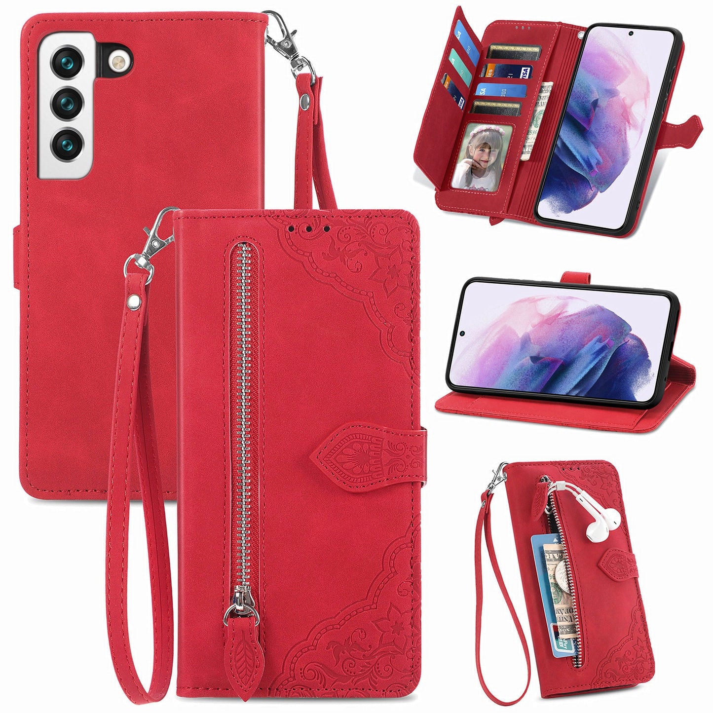 Versatile Elegance Flip Wallet Case for Samsung Galaxy