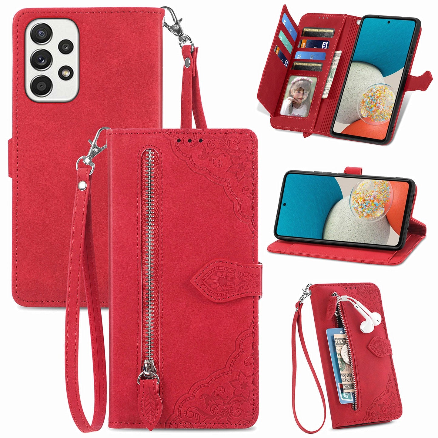 Versatile Elegance Flip Wallet Case for Samsung Galaxy