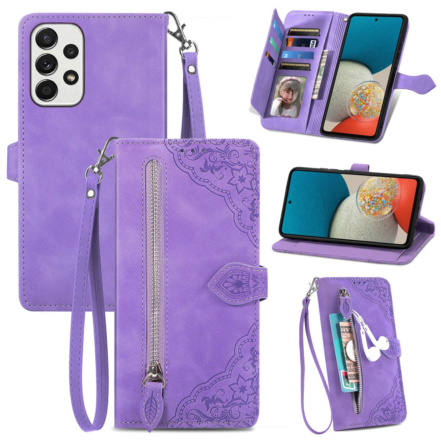 Versatile Elegance Flip Wallet Case for Samsung Galaxy