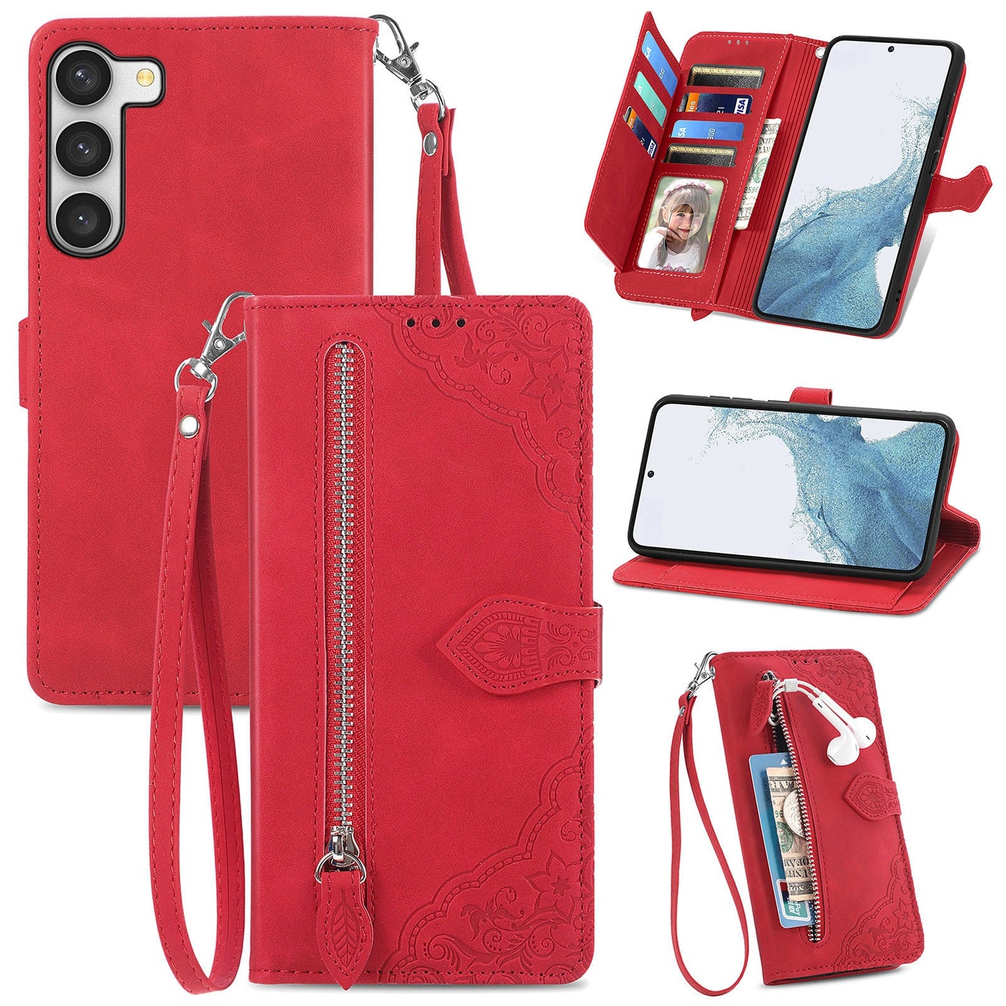 Versatile Elegance Flip Wallet Case for Samsung Galaxy