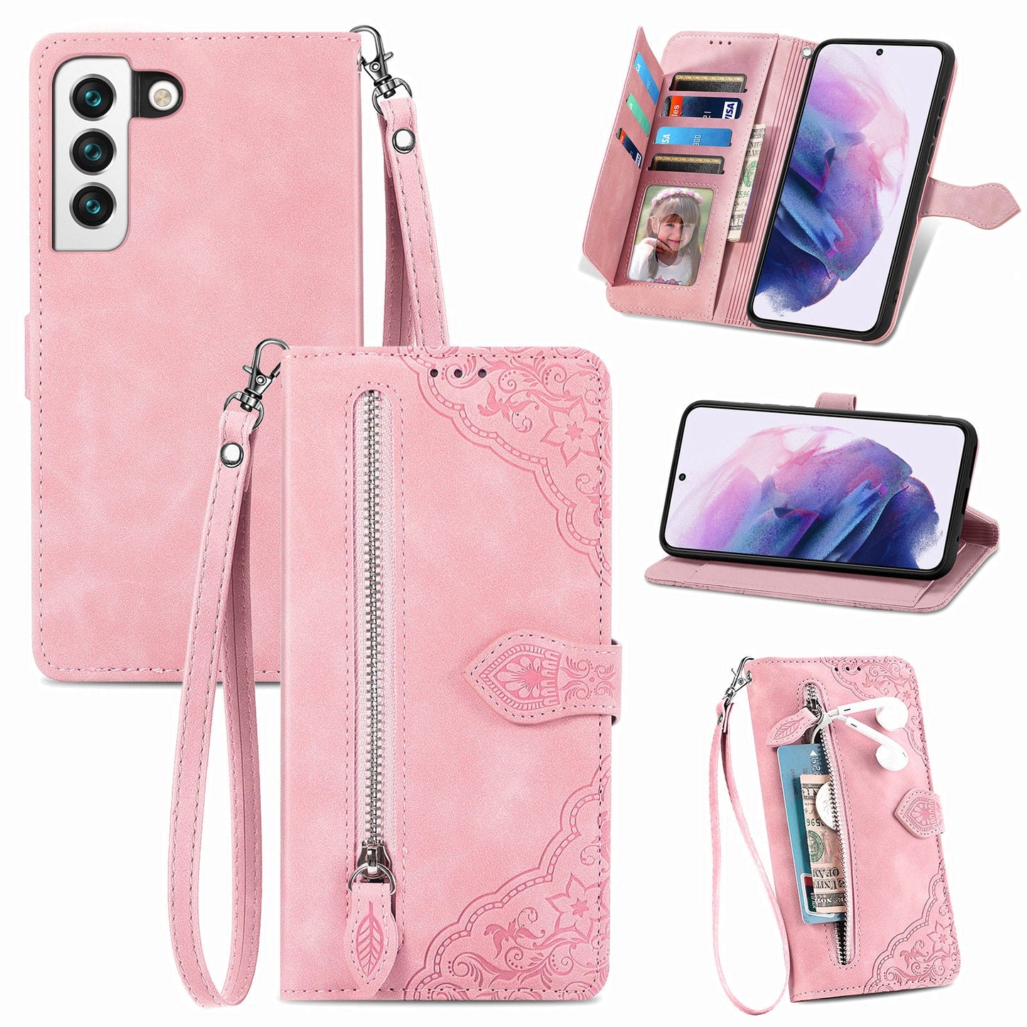 Versatile Elegance Flip Wallet Case for Samsung Galaxy