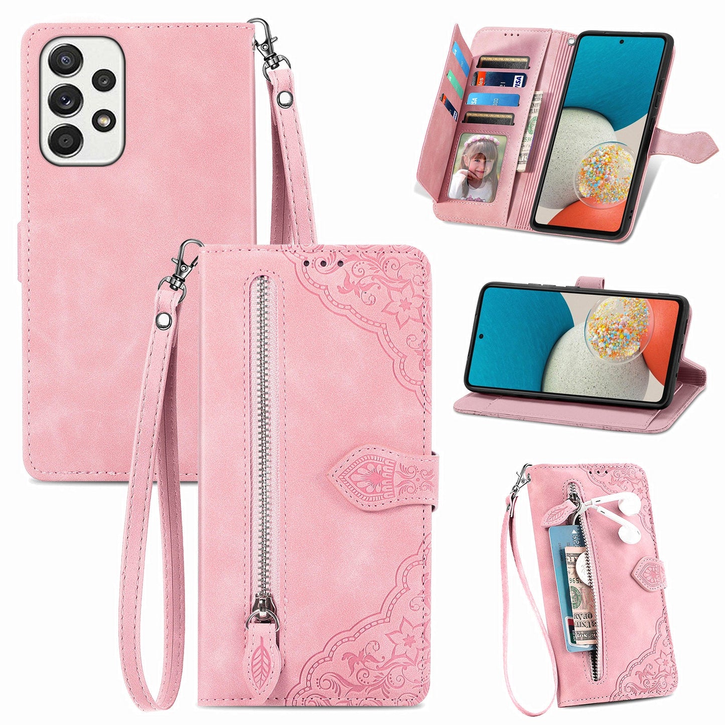 Versatile Elegance Flip Wallet Case for Samsung Galaxy