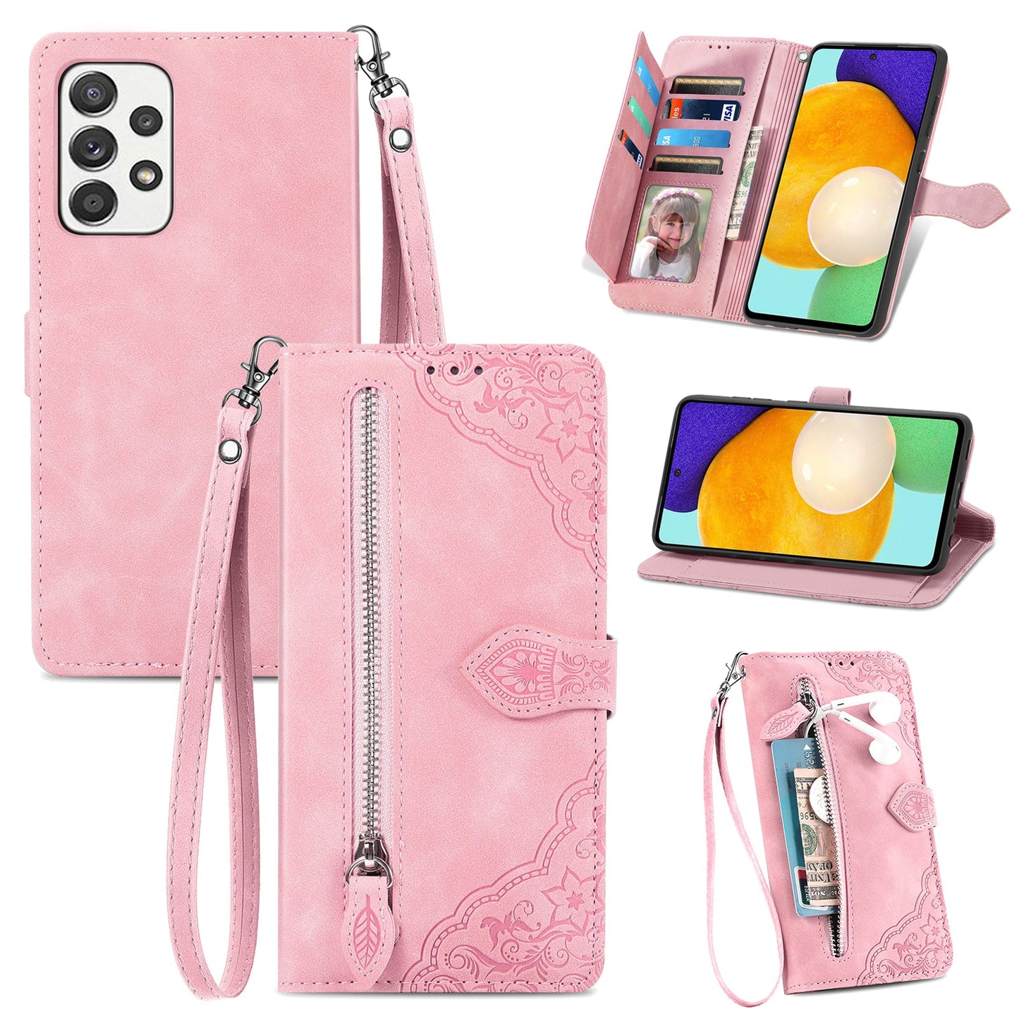 Versatile Elegance Flip Wallet Case for Samsung Galaxy