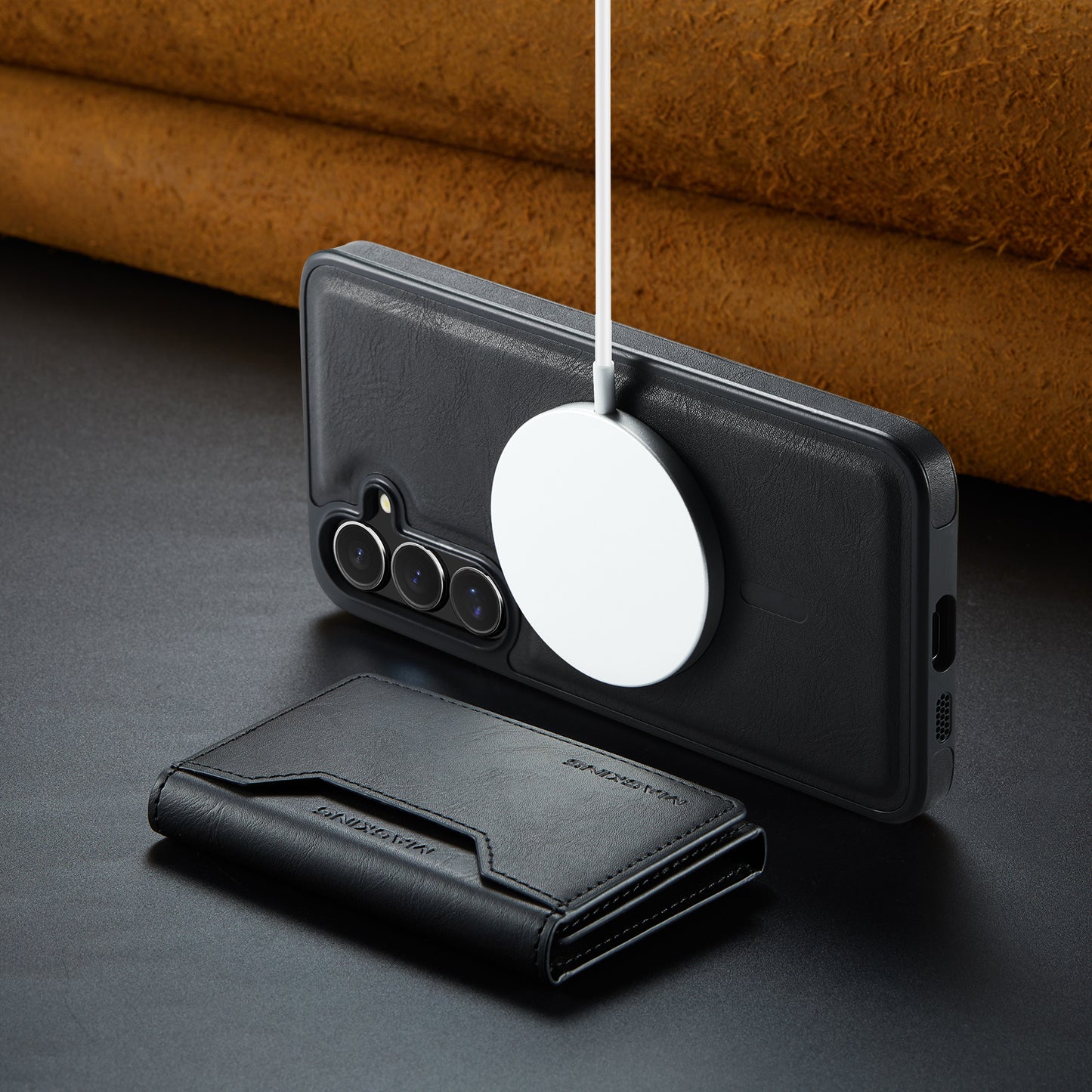 MagSafe Magnetic Phone Case & Card Holder Set for Samsung Galaxy S24 Plus