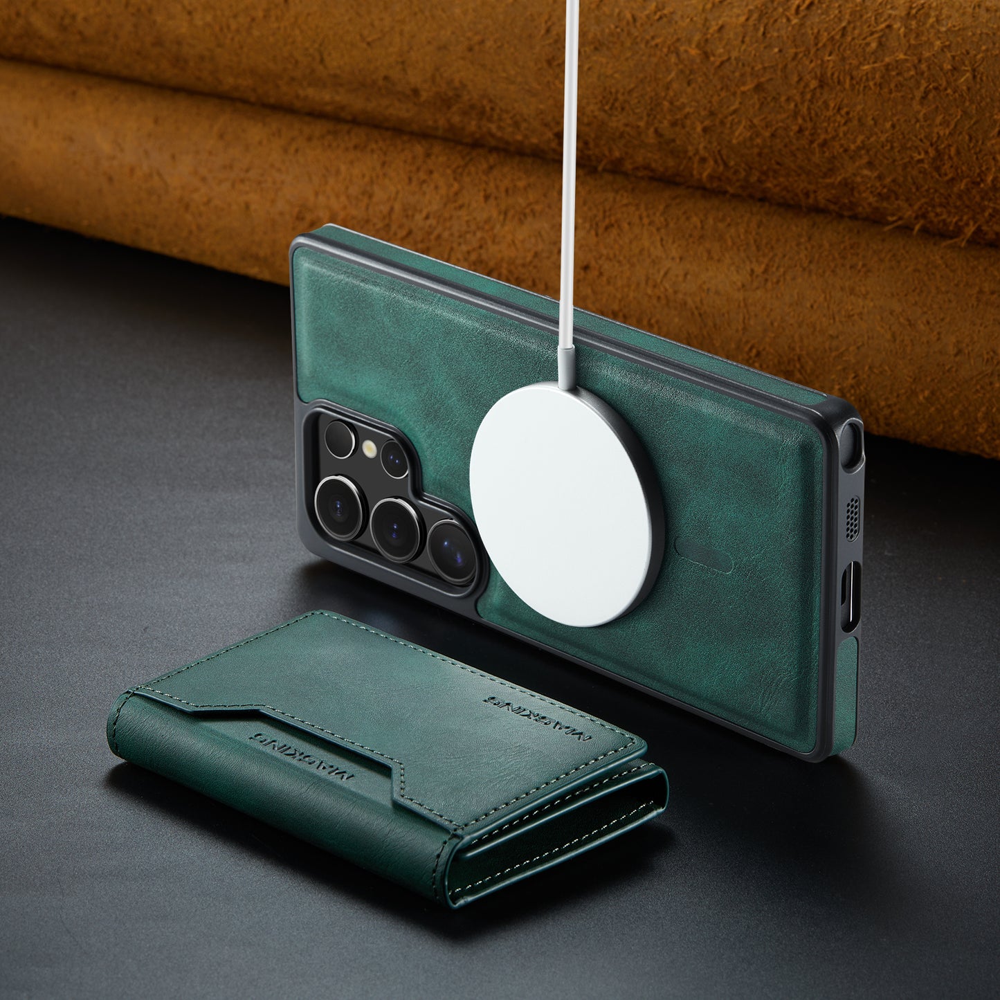 MagSafe Magnetic Phone Case & Card Holder Set for Samsung Galaxy S23 Ultra