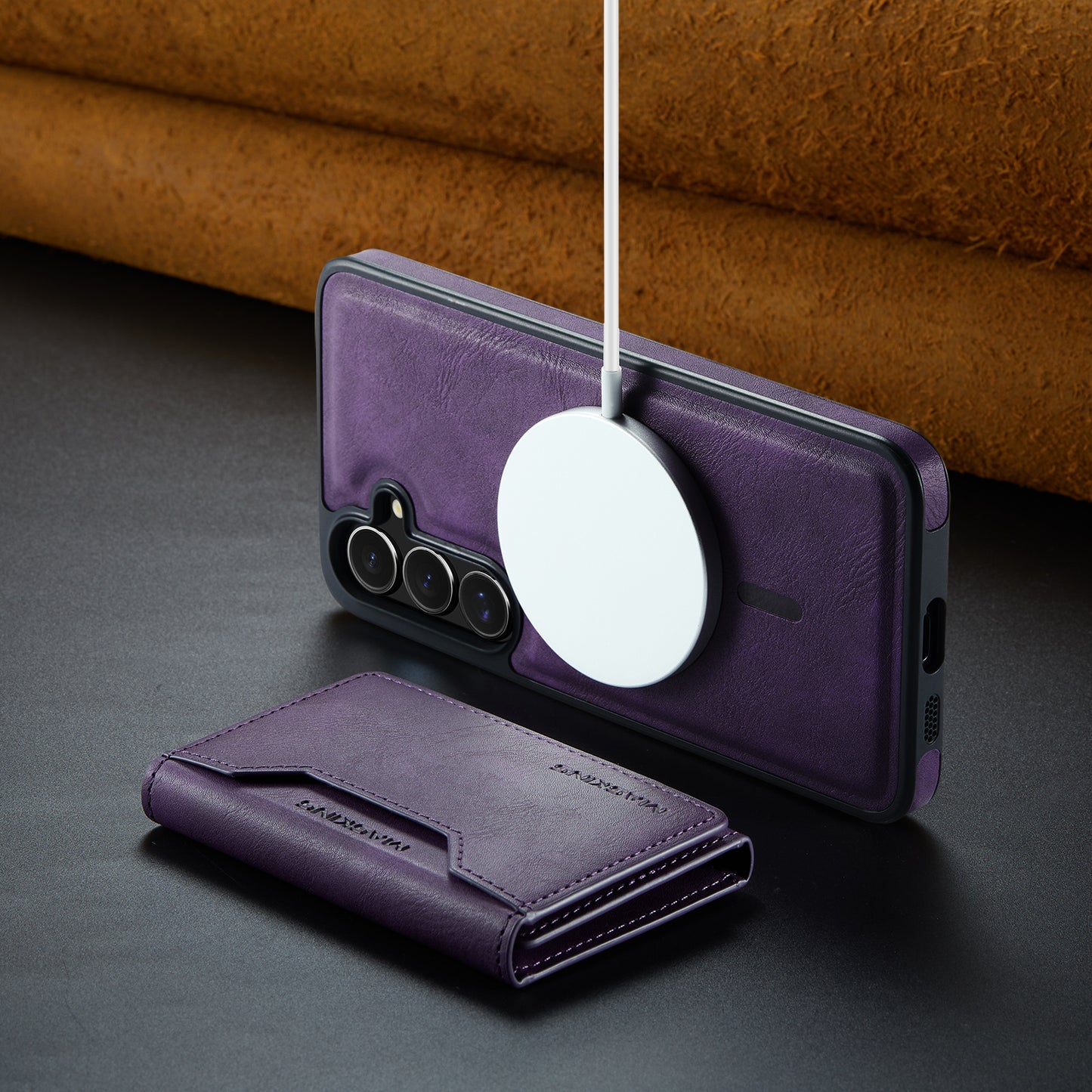 MagSafe Magnetic Phone Case & Card Holder Set for Samsung Galaxy S24 Plus
