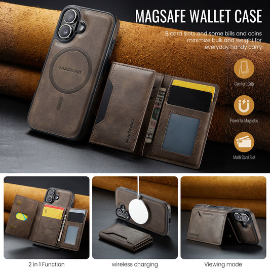 MagSafe Magnetic Phone Case & Card Holder Set for iPhone 16