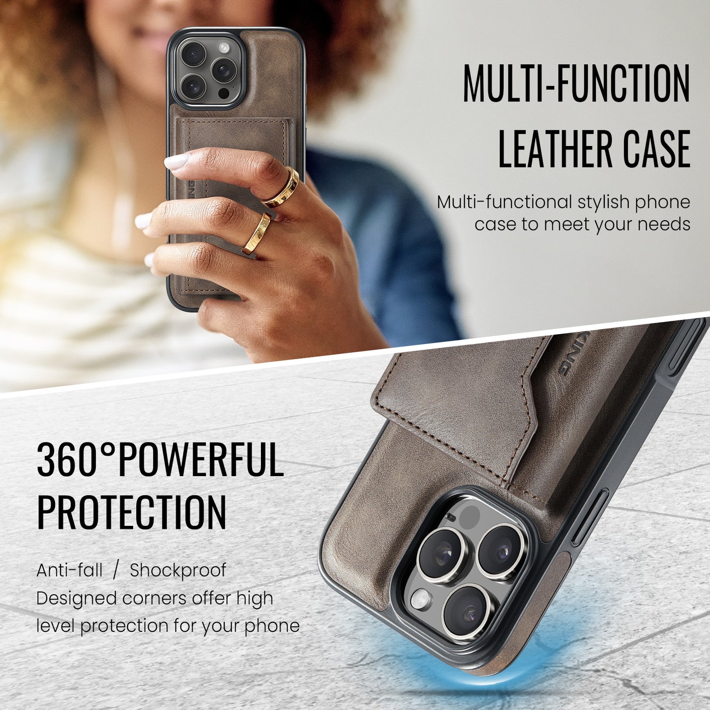 MagSafe Magnetic Phone Case & Card Holder Set for iPhone 12 Pro