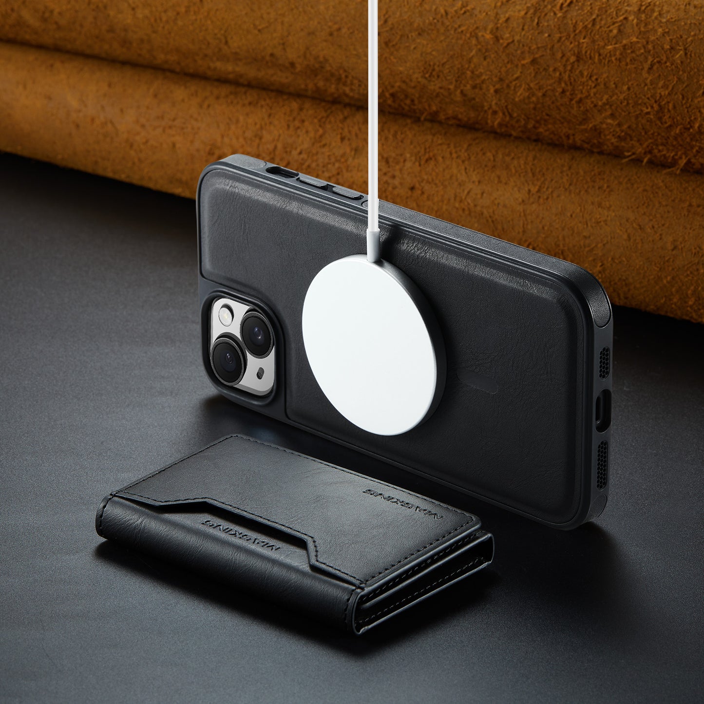 MagSafe Magnetic Phone Case & Card Holder Set for iPhone 13