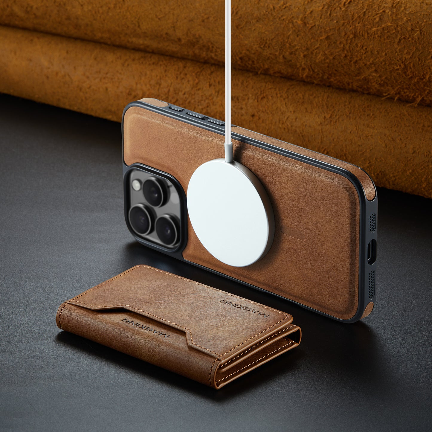 MagSafe Magnetic Phone Case & Card Holder Set for iPhone 12 Pro