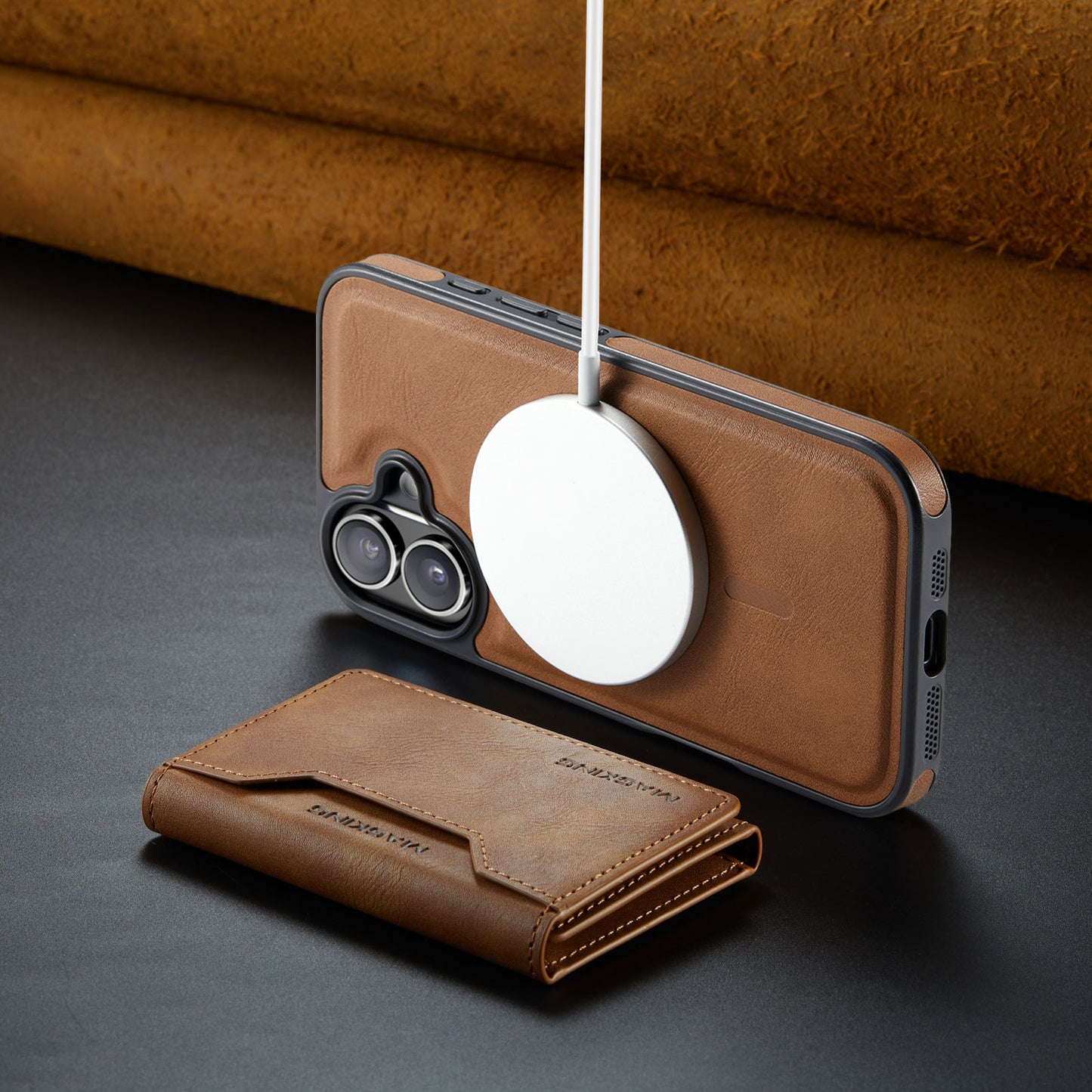 MagSafe Magnetic Phone Case & Card Holder Set for iPhone 16 Plus
