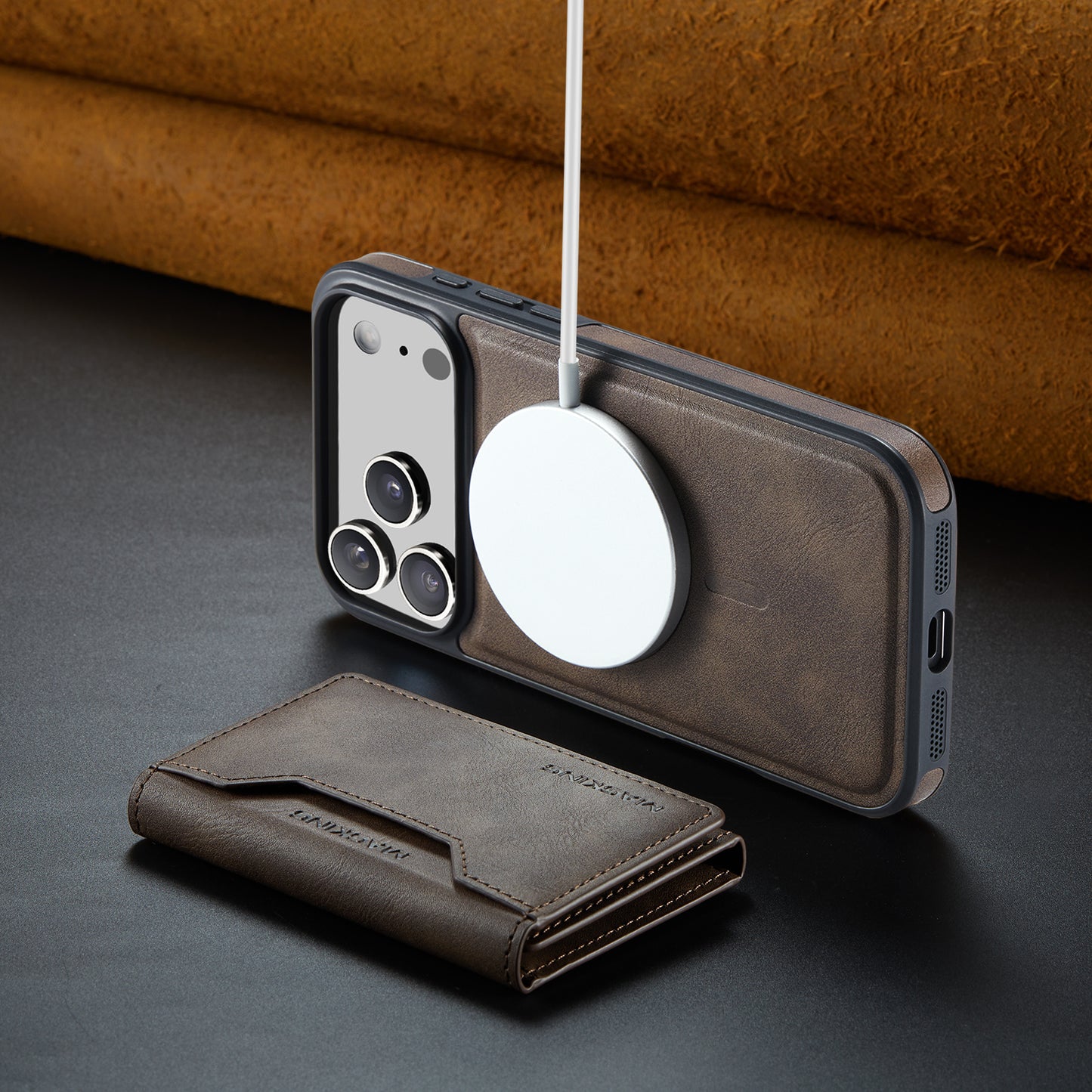 MagSafe Magnetic Phone Case & Card Holder Set for iPhone 17 Pro Max
