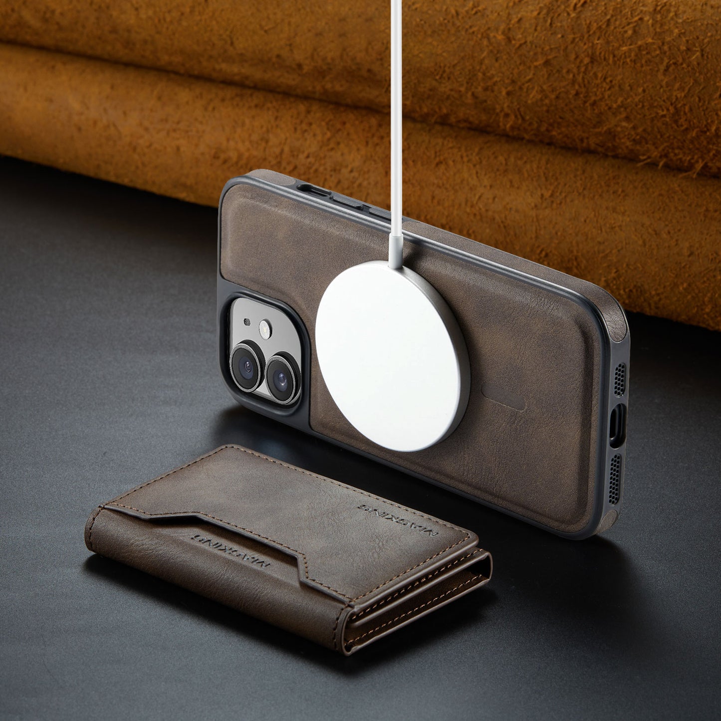 MagSafe Magnetic Phone Case & Card Holder Set for iPhone 12