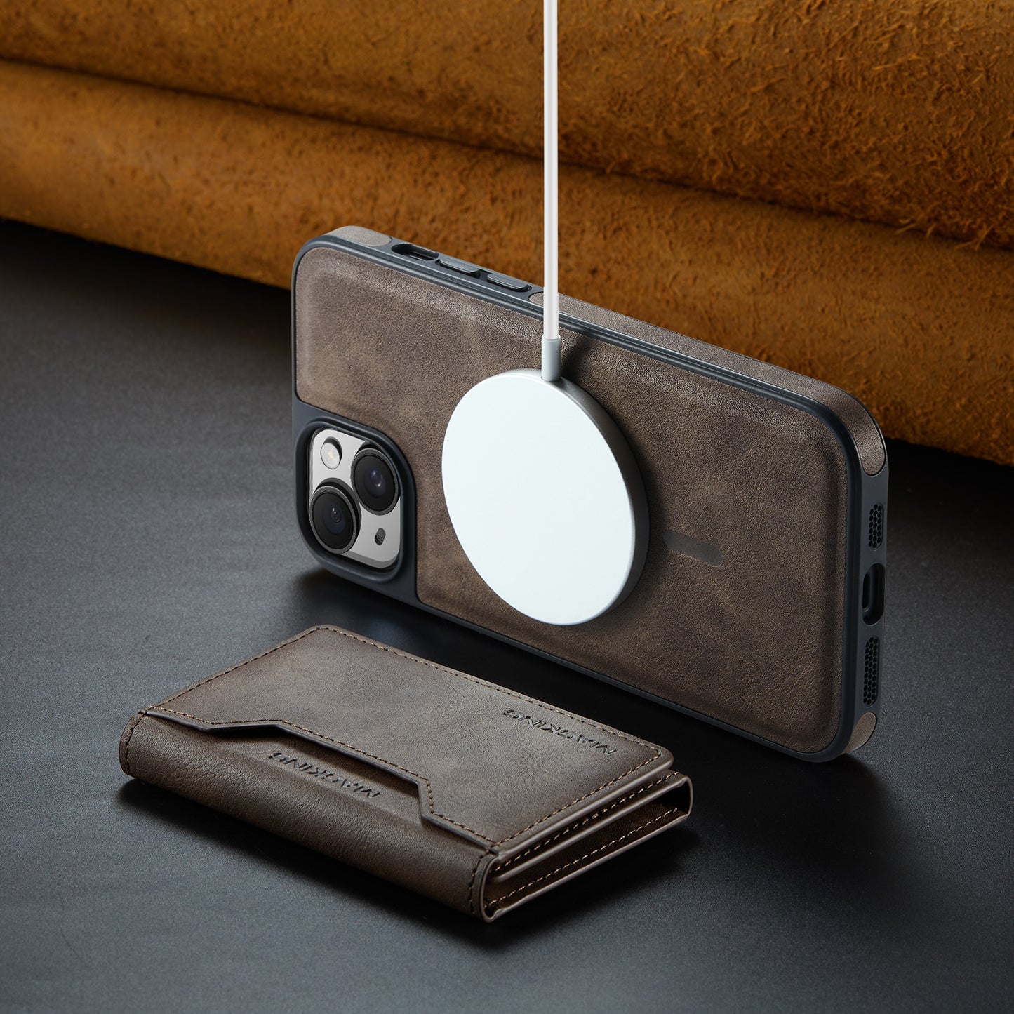 MagSafe Magnetic Phone Case & Card Holder Set for iPhone 13