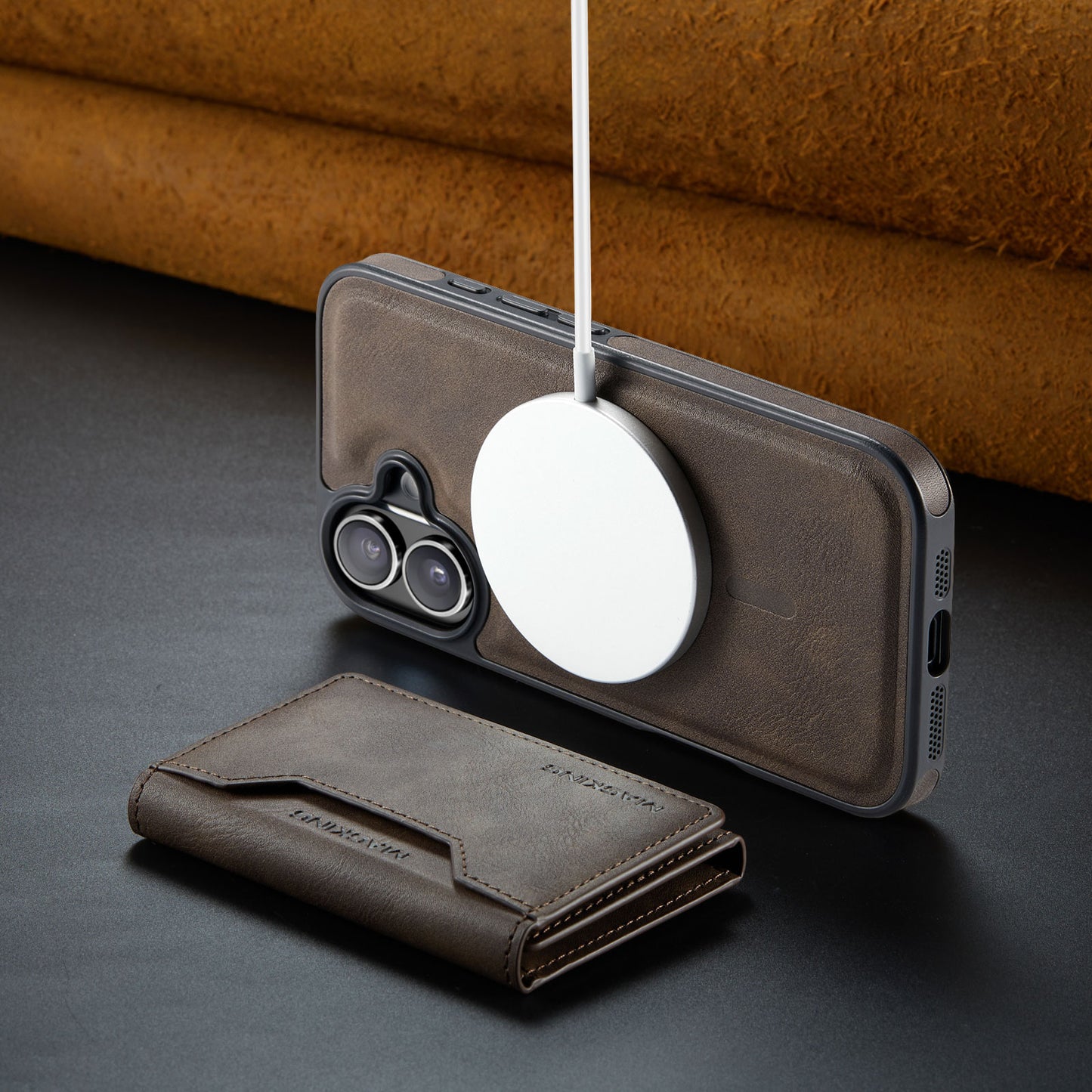 MagSafe Magnetic Phone Case & Card Holder Set for iPhone 16 Plus