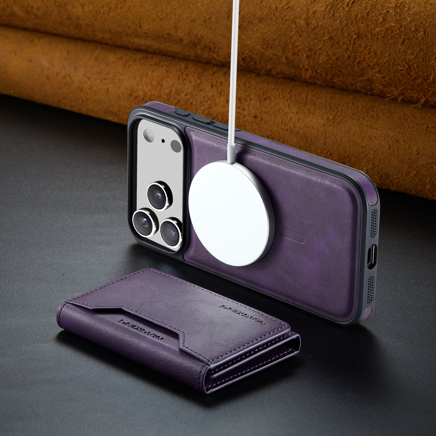 MagSafe Magnetic Phone Case & Card Holder Set for iPhone 17 Pro Max