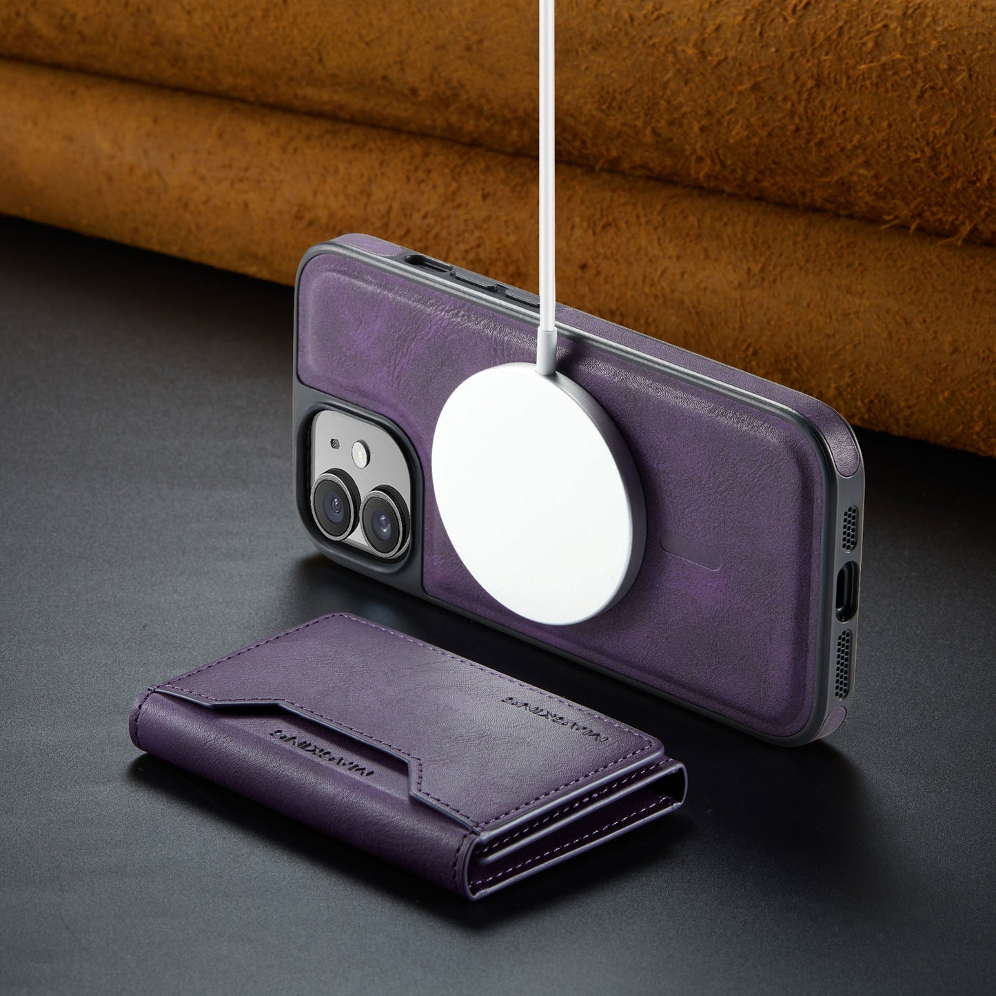 MagSafe Magnetic Phone Case & Card Holder Set for iPhone 12